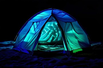 glow in the dark tent photograph a tent with glow in the dark el