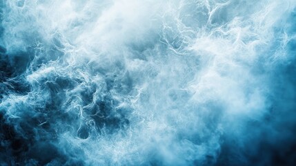 Abstract Blue Smoke