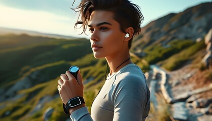 Sleek Health Tracker: A Modern Minimalist Wellness Focus