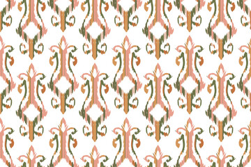 Paisley ethnic patterns design.Oriental ethnic seamless pattern traditional background Design for carpet,wallpaper,clothing,wrapping,batik, fabric,Vector illustration embroidery style.