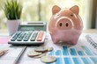 © kavinda - Financial Planning and Savings Strategy with Piggy Bank and Budget Goals