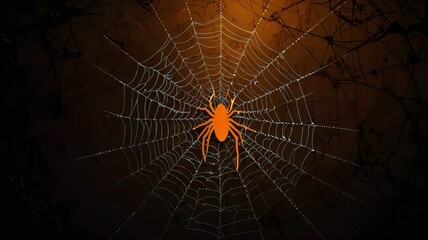 spider and web