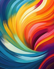 Wall Mural - Abstract swirl of colors