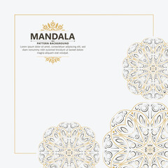 Sticker - Vintage mandala arabesque background