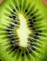 Wall Mural - Close-up of a kiwi slice