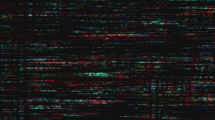 Pixel glitch lines on the background. Glitch Video. Overlay for video. Glitch Background. 