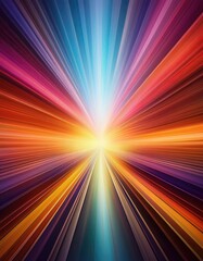 Wall Mural - Abstract colorful light rays