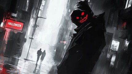 Wall Mural - halloween demon