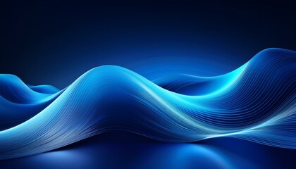 Colorful abstract wave technology background with blue light digital effect corporate concept. Technology digital Waves background banner background concept