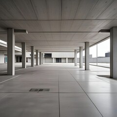 Canvas Print - interior of a modern building