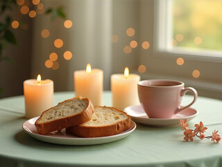 Plate of bread