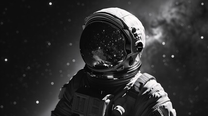 Wall Mural - astronaut in space