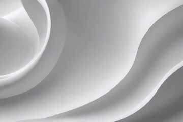 Wall Mural - The image is a white background with a wave-like pattern