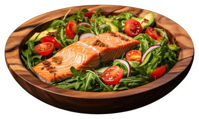 Canvas Print - PNG Seafood salmon plate meat.