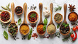 © Niks Ads - indian spices and ingredients on white background