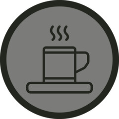 Canvas Print - Coffee Cup Vector Icon Design