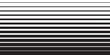 © Mariquita vector - Black striped halftone gradient lines texture. Fading horizontal stripes gradation background from thin to thick. Black halftone parallel lines pattern isolated on white backdrop vector illustration.