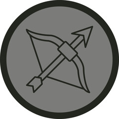 Sticker - Archery Icon Design