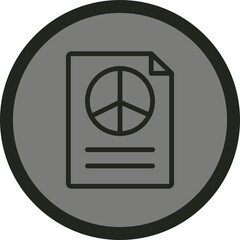 Sticker - Human Right Icon Design