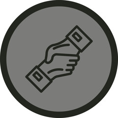 Poster - Shake Hand Icon Design