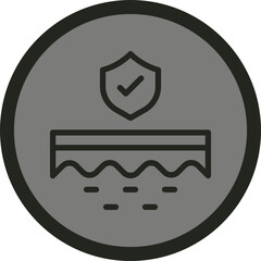 Sticker - Protection Vector Icon Design