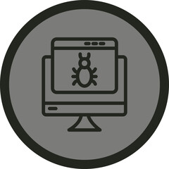 Canvas Print - Debug Icon Design