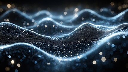 Wall Mural - the abstract mesh structure represents a futuristic science and technology network with complex conn