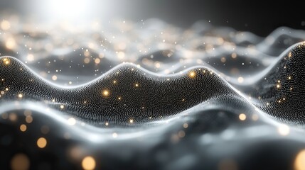 Wall Mural - the abstract technology and science polygonal space with gray tones features connecting dots and lin