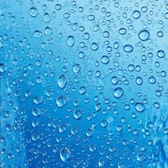 Blue solid color rgraphics are vivid and eye-catching.  The solid color area has very few very small bubbles, The whole picture is suitable for business context
