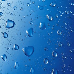 Blue solid color rgraphics are vivid and eye-catching.  The solid color area has very few very small bubbles, The whole picture is suitable for business context
