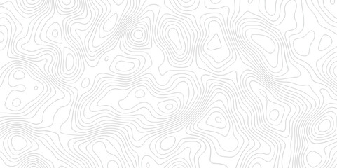 Wall Mural - Seamless Lines map seamless topographic contour lines vector pattern. Geographic map and topographic contours map background. Vector illustration. White wave paper reliefs texture background.	
