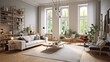 © cusniatul - Modern Living Room with Natural Light