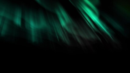 Aurora Borealis flaring in Green and Purple. Northern Lights Time Lapse Solar Wind. Dance of Celestial Lights. Northern Lights twirling with solar wind isolated on black background for compositing