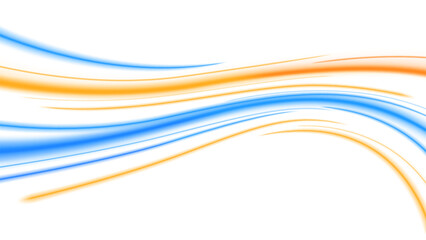 Wall Mural - Abstract Light Speed Motion Effect, Exclusive Isolated on White Background, Vector Illustration