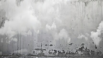 Canvas Print - Simple_and_atmospheric_cloud_and_mist_graffiti_back