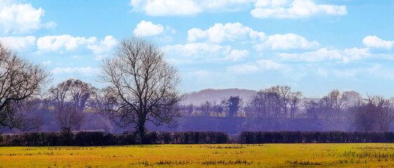 Poster - ploughed field soil and earth