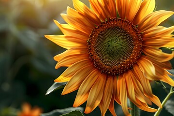 Sunflowers Blooming in the Sunshine