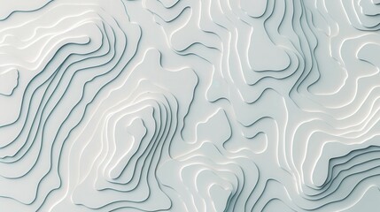 elegant topographic map design featuring subtle shading and intricate contour lines, ideal for educa
