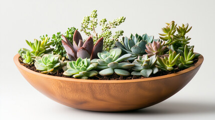 Wall Mural - Succulent Dish Garden, Succulent in a pot, Succulent, Succulent plants, Succulent garden