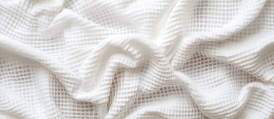 Wall Mural - White Waffle Texture