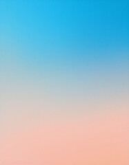 Poster - Abstract Gradient Background in Blue, White and Peach Colors