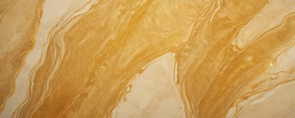 Fototapete - a close-up view marble surface with a swirling pattern of light and dark brown hues, creating a sense of movement and texture