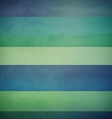 Leinwandbilder - a vibrant abstract background composed of horizontal stripes in various shades of green, blue, and white, creating a visually striking and dynamic composition