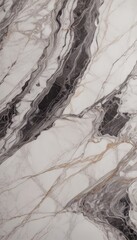 Aufkleber - a close-up view marble surface with a striking pattern of black and white swirls and lines, creating a sense of movement and depth