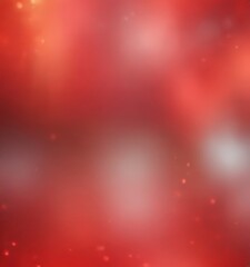 Poster - a blurred, abstract representation red background with scattered white dots, creating a sense of movement and energy