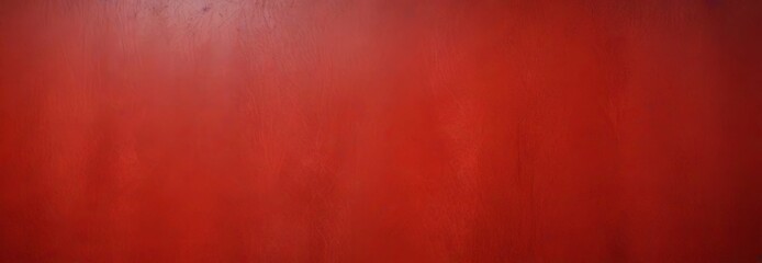 Poster - a close-up view red surface, possibly a wall or a canvas, with a textured and slightly rough appearance