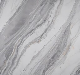 Aufkleber - a close-up view marble surface with a marbled pattern of gray and white marble