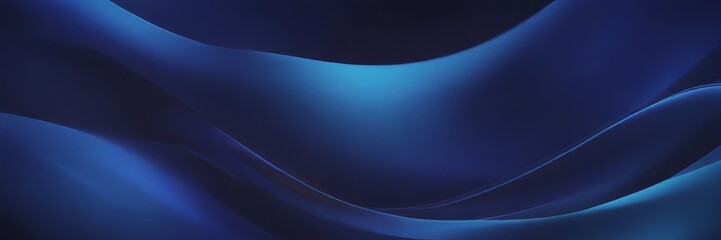 Fototapete - a gradient of blue hues, transitioning from a deep navy at the top to a lighter shade at the bottom, creating a sense of depth and movement