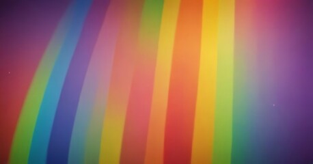 Fototapete - A vibrant rainbow, composed of vertical stripes in various colors, fills the frame, creating a visually striking and colorful abstract background