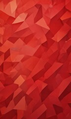 Aufkleber - a vibrant abstract composition of overlapping red triangles, creating a dynamic and visually striking pattern